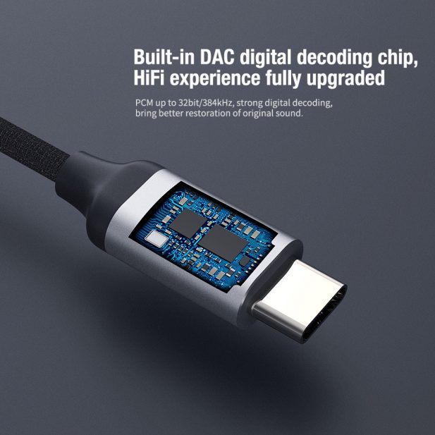 Adaptor USB C to Jack 3.5 - reduceri - iphone - optimus store - magazin online - Amplifier USB-C to Jack Adapter 3.5mm - Hifi Decode